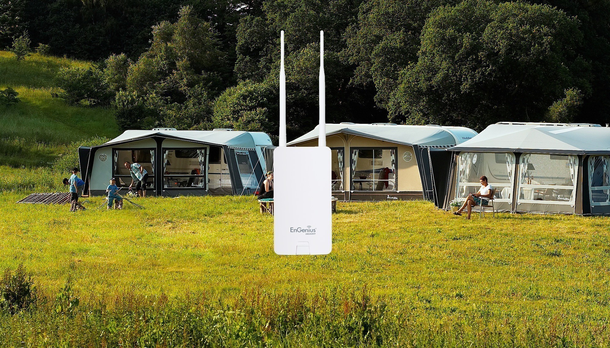 Valkuilen leerplan Hectare WiFi versterker voor op de camping - KampeerMagazine