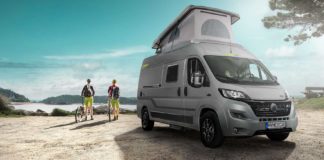 Hymercar Free met badkamer op Fiat-chassis Hymercar Free