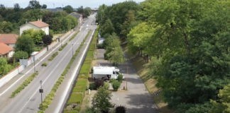 Coronatijd en kamperen in het buitenland Lunéville, Aire de Camping-Car Des Bosquets