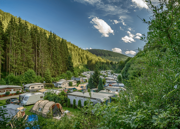 Camping Kleinenzhof midden in het Zwarte Woud
