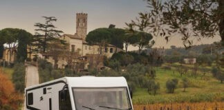 Languit slapen in integraalcamper Laika Kosmo H 1409 Languit slapen in integraalcamper Laika Kosmo H 1409