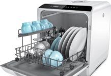 Mini vaatwasser voor op de camping mini vaatwasser - camping vaatwasser