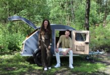 Reizen met een teardrop mini caravan Reizen met een teardrop mini caravan